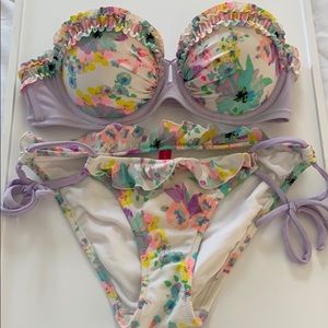 Victoria’s Secret bombshell bikini floral XS